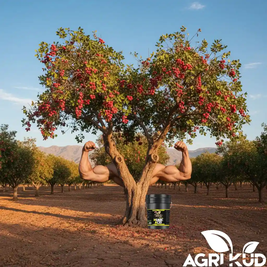 هیومیک اسید برای پسته