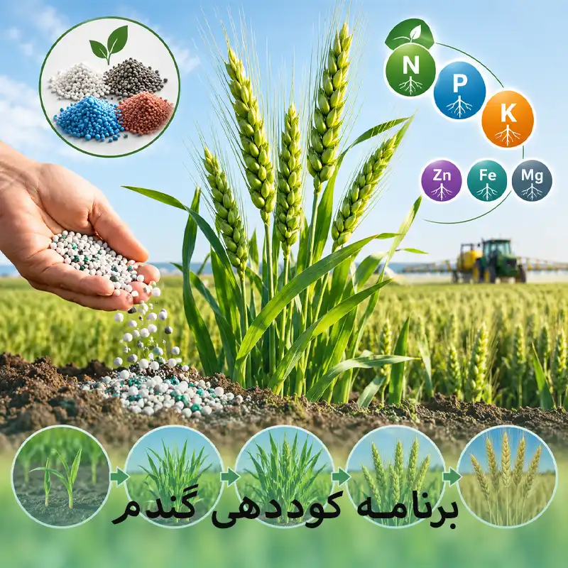 برنامه کوددهی گندم